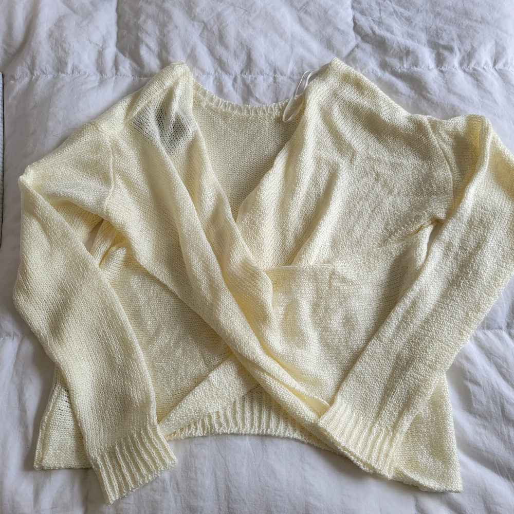 Forever 21 cross back sweater
